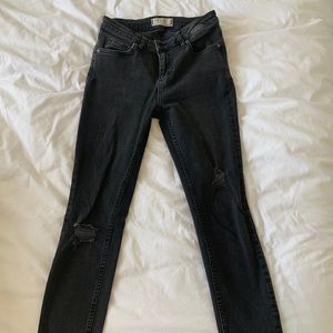Free People Scarecrow Jean — Black Size 25